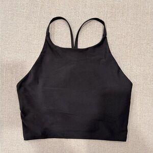 Old Navy Active Powersoft Sports Bra Black Size Large Light Support